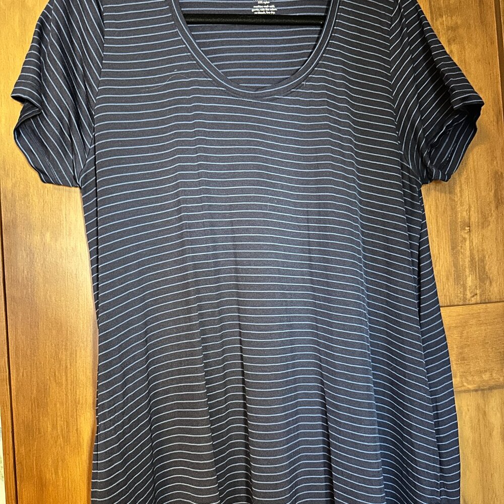 Wool& Merino Wool Short Sleeve Maggie Swing Dress XL-Long - Picture 2 of 3
